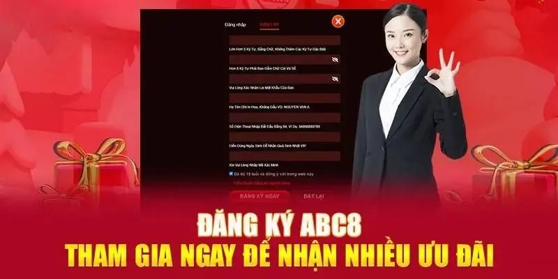 Anh em cần chọn vào mục đăng ký để tiến hành tiếp quá trình